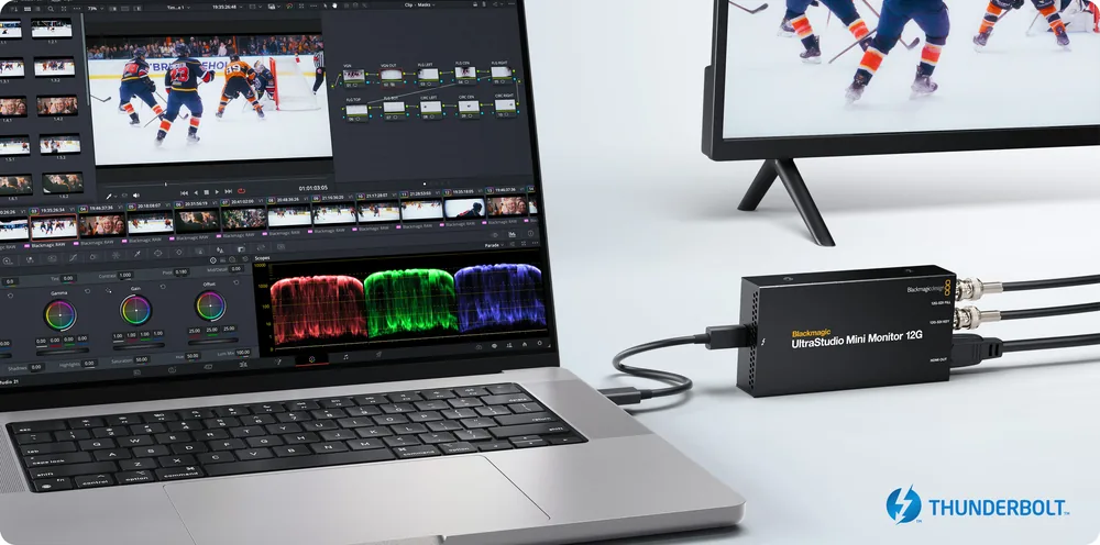 Blackmagic UltraStudio Mini Recorder 12G - Thunderbolt üzerinden bağlantı, güç ve yazılım entegrasyonu